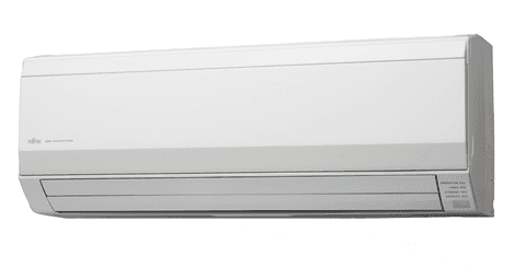 Fujitsu Inverter Wall Split - ASTG22LVCC product graphic. Fujitsu ASTG22LVCC indoor wall split unit product image.
